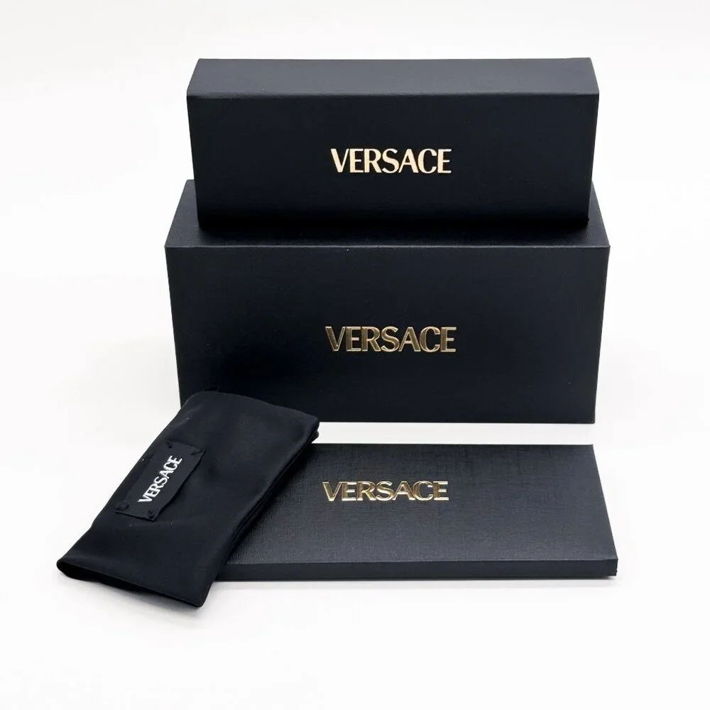 NEW VERSACE SUNGLASSES VE2284 1002/6G GOLD MEN EYEWEAR VE2284 10026G